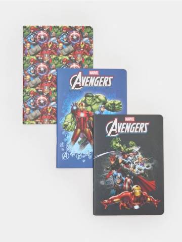 Зошити A5 3 упаковка Avengers - різнобарвний Зошити A5 3 упаковка Avengers - різнобарвний