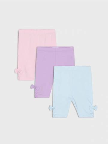 Короткі легінси 3 pack - різнобарвний Короткі легінси 3 pack - різнобарвний