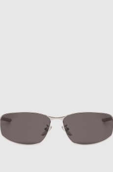 Серебряные солнцезащитные очки Monday с гравировкой логотипа