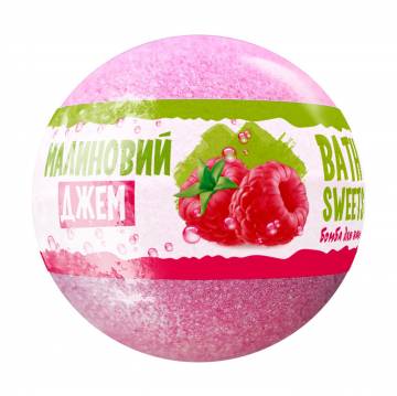 Бомбочка для ванн Aqua Shine Bath Sweets Малиновый джем, 100 г Бомбочка для ванн Aqua Shine Bath Sweets Малиновый джем, 100 г