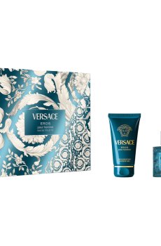 Парфюмированный набор мужской Versace Eros Set (гель для душа, 50 мл + туалетная вода, 30 мл)