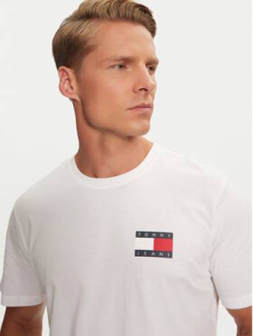 Tommy Jeans Футболка Essential Flag DM0DM20740 Білий Slim Fit Tommy Jeans Футболка Essential Flag DM0DM20740 Білий Slim Fit