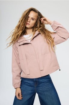 Reserved - Куртка з каптуром - рожевий - 485IA-30X