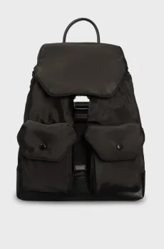 Мужской черный рюкзак SPEED CLIP UT FLAP BACKPACK35 NY Черный ONESIZE Calvin Klein K50K513022