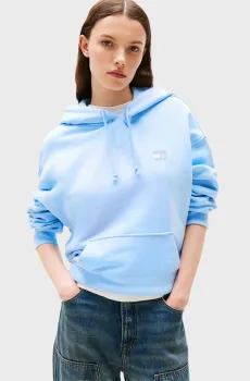 Женское голубое худи TJW BXY BADGE Голубой M Tommy Jeans DW0DW19414