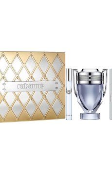 Парфюмированный набор мужской Rabanne Invictus (туалетная вода, 10 мл + туалетная вода, 100 мл + дезодорант-спрей, 150 мл)