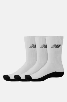 Белые носки Unisex Response Perf Crew (3 пары) Белый 35-38 New Balance LAS16463WT