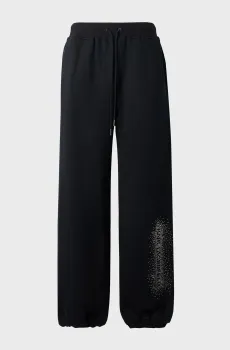 Женские черные спортивные брюки RHINESTONE Черный XS Karl Lagerfeld B1W10020
