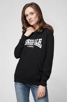Женское черное худи Черный XL Lonsdale 117023