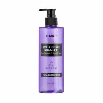 Шампунь для подростков Kundal Smell Cover Shampoo, Plum & Grapefruit против жирности волос, 400 мл Шампунь для подростков Kundal Smell Cover Shampoo, Plum & Grapefruit против жирности волос, 400 мл