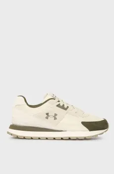 Мужские бежевые кроссовки UA Essential Runner Бежевый 12 Under Armour 3028408-289