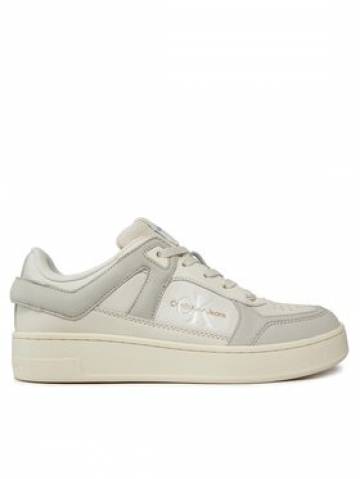 Calvin Klein Jeans Снікерcи Basket Cupsole Low Mix Ml Fad YW0YW01301 Бежевий Calvin Klein Jeans Снікерcи Basket Cupsole Low Mix Ml Fad YW0YW01301 Бежевий