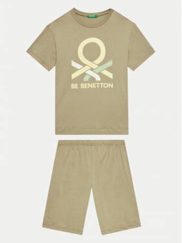 United Colors Of Benetton Піжама 30960P06S Зелений Regular Fit United Colors Of Benetton Піжама 30960P06S Зелений Regular Fit