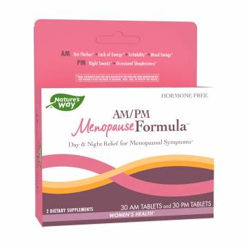 Женская формула при менопаузе Natures Way AM/PM Menopause Formula, 60 таблеток Женская формула при менопаузе Natures Way AM/PM Menopause Formula, 60 таблеток
