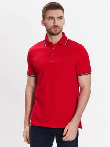 Tommy Hilfiger Поло 1985 Rwb Tipped MW0MW30750 Червоний Slim Fit Tommy Hilfiger Поло 1985 Rwb Tipped MW0MW30750 Червоний Slim Fit
