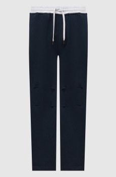 Синие спортивные штаны