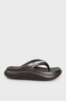 Женские черные вьетнамки SKOONA II Hotel Karl Thong Черный 40 Karl Lagerfeld KL85025