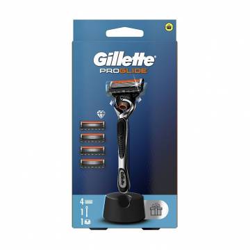 Станок для бритья Gillette Fusion 5 Proglide мужской, с 4 сменными картриджами + подставка Станок для бритья Gillette Fusion 5 Proglide мужской, с 4 сменными картриджами + подставка
