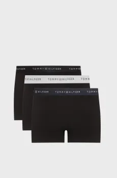 Мужские черные боксеры (3 шт) RELAXED Черный XL Tommy Hilfiger UM0UM03411