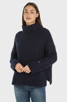 Женский темно-синий свитер Синий S Tommy Hilfiger WW0WW39886