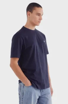 Мужская темно-синяя футболка Синий S SPRINGFIELD 7122284