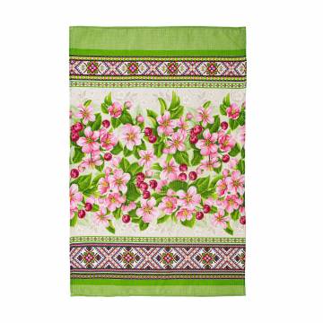 Кухонное полотенце вафельное Home Line Этно, яблочный цветок, 45*70 см (175459)