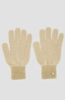 Женские бежевые перчатки Бежевый M Guess AW5238.WOL02;BEI