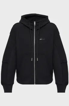 Женское черное худи HOD-NOR-RW Черный M Diesel A22016 RQKCA