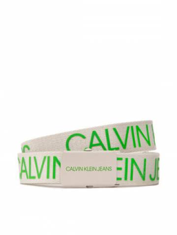 Calvin Klein Jeans Дитячий пояс Canvas Logo Belt IU0IU00125 Бежевий Calvin Klein Jeans Дитячий пояс Canvas Logo Belt IU0IU00125 Бежевий