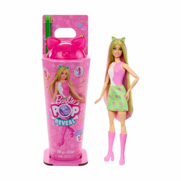 Кукла Barbie Pop Reveal серии Костюмированная вечеринка Образ котенка, 29 см, от 3 лет (JCN88) Кукла Barbie Pop Reveal серии Костюмированная вечеринка Образ котенка, 29 см, от 3 лет (JCN88)