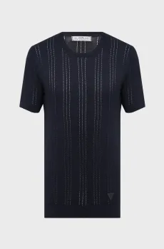 Мужской темно-синий джемпер Синий XL Guess M6GR06.Z0559;G7V2