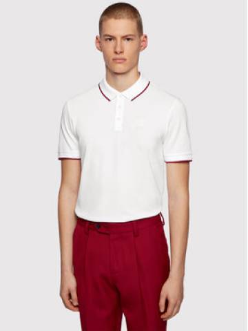 Boss Поло Parlay 101 50445486 Білий Regular Fit Boss Поло Parlay 101 50445486 Білий Regular Fit