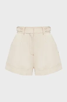 Женские бежевые шорты Бежевый S Guess W6GD24.W1806;A115