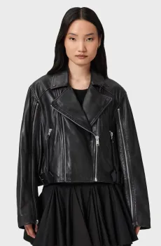 Женская черная кожаная косуха MASONE Черный M AllSaints W007LD