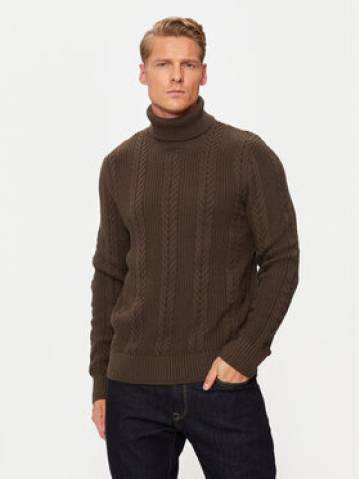 Jack&Jones Гольф 12261441 Коричневий Regular Fit Jack&Jones Гольф 12261441 Коричневий Regular Fit