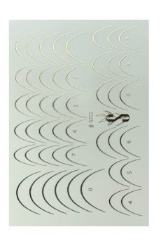 Наклейки для дизайна ногтей StickersSpace Sliders Foil Combi (0202)