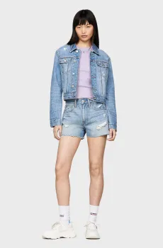 Женские голубые джинсовые шорты HOT Голубой 29 Tommy Jeans DW0DW17640