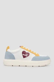 Женские кожаные сникерсы Разноцветный 36 Moschino JA15154G1M.IAA;10B