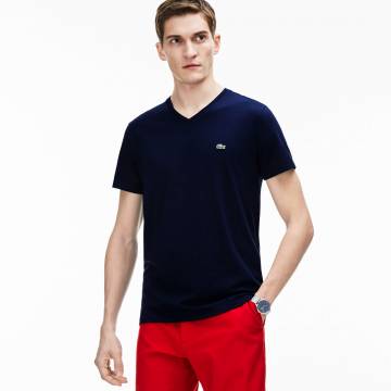 Lacoste футболка чоловіча з V-вирізом Lacoste футболка чоловіча з V-вирізом
