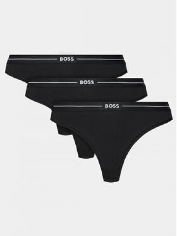 Boss Набір з 3 пар стрінгів 50510030 Чорний Boss Набір з 3 пар стрінгів 50510030 Чорний