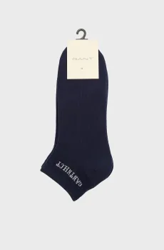 Мужские темно-синие носки (2 пары) ANKLE Синий 40-42 Gant 9960353