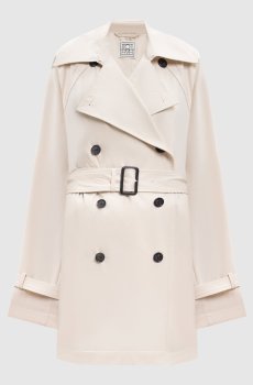 Бежевый тренч