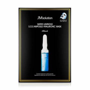 Ампульная тканевая маска для лица JMsolution Water Luminous S.O.S. Ampoule Hyaluronic Mask Black с гиалуроновой кислотой, 35 мл Ампульная тканевая маска для лица JMsolution Water Luminous S.O.S. Ampoule Hyaluronic Mask Black с гиалуроновой кислотой, 35 мл