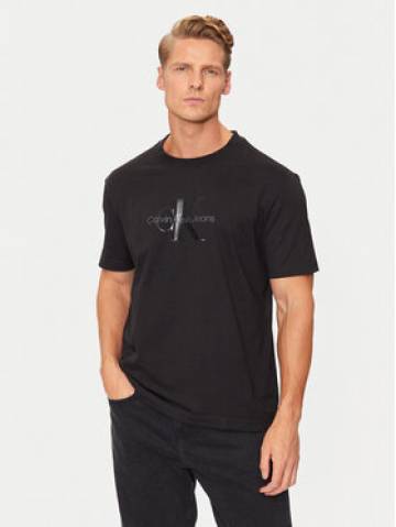Calvin Klein Jeans Футболка Shiny Monologo J30J327109 Чорний Regular Fit Calvin Klein Jeans Футболка Shiny Monologo J30J327109 Чорний Regular Fit