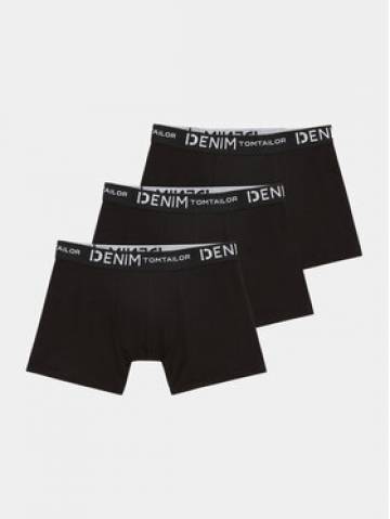 Tom Tailor Denim Набір з 3 пар боксерів 1038850 Чорний Tom Tailor Denim Набір з 3 пар боксерів 1038850 Чорний