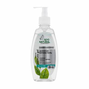 Деликатный гель для интимной гигиены Natural Spa с маслами чайного дерева и шалфея, 250 мл Деликатный гель для интимной гигиены Natural Spa с маслами чайного дерева и шалфея, 250 мл