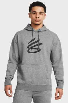 Мужское серое худи Curry Splash Hoodie Серый S Under Armour 1380839-025