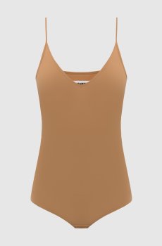 Коричневый боди