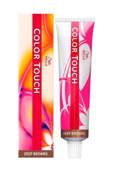 Уценка! Безаммиачная тонирующая крем-краска для волос Wella Professionals Color Touch Deep Browns 8/73, 60 мл