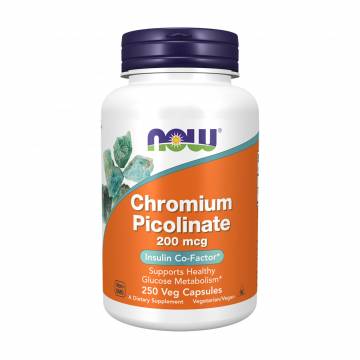 Пиколинат хрома NOW foods Chromium Picolinate 200 мкг, 250 капсул Пиколинат хрома NOW foods Chromium Picolinate 200 мкг, 250 капсул